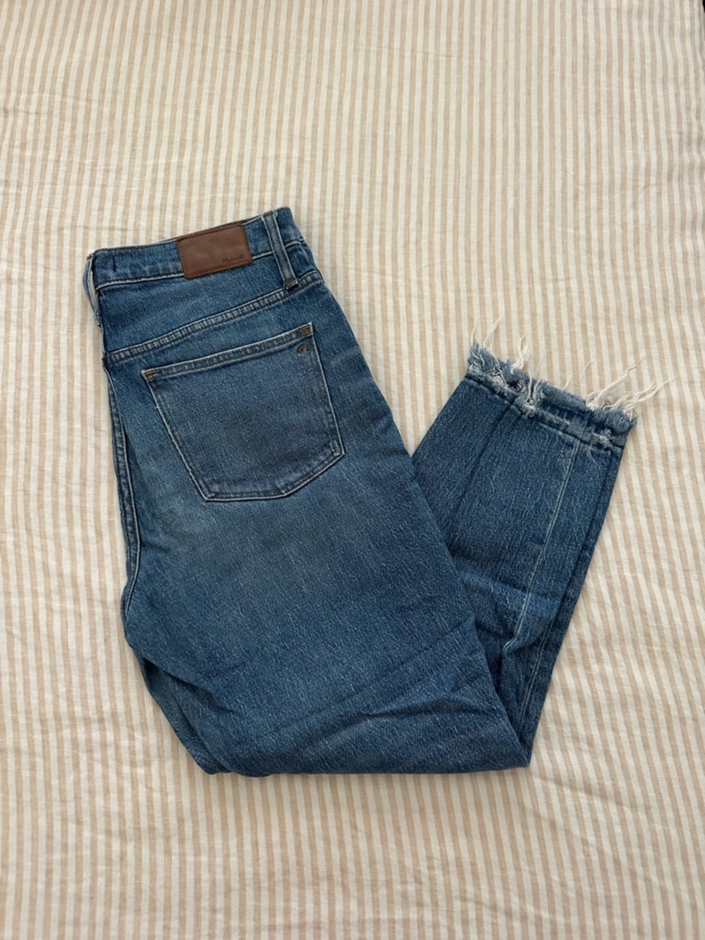 Madewell The High Rise Slim Crop Boy